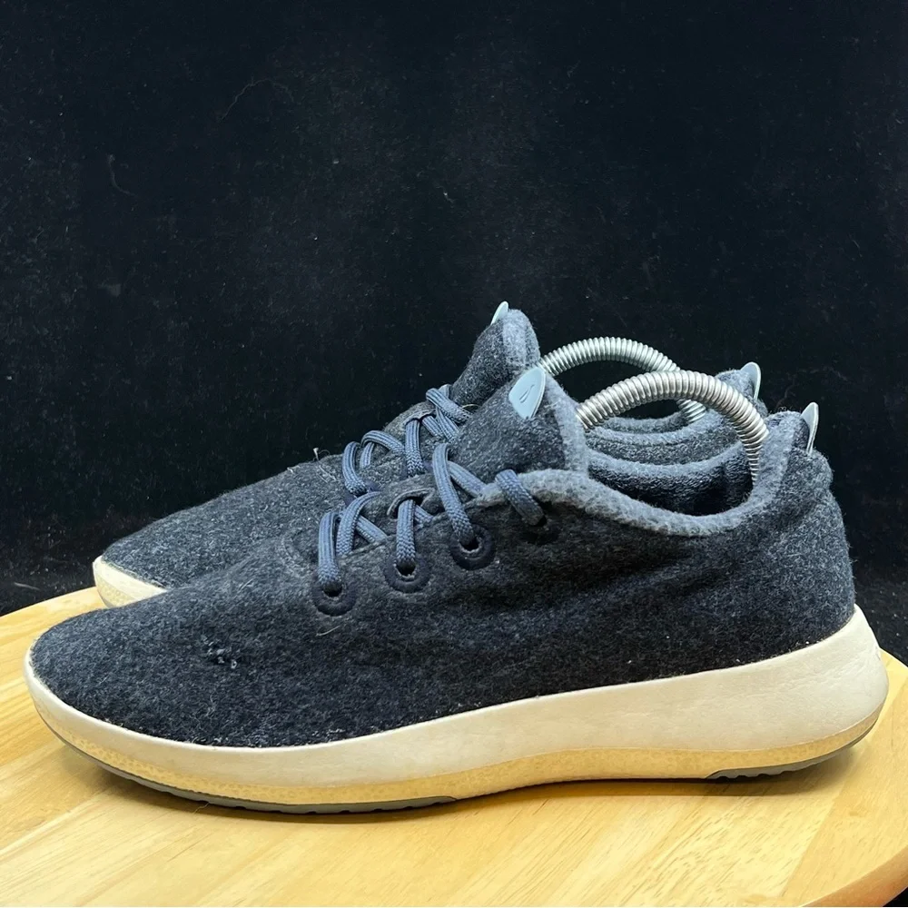 Allbirds Mizzle Wool Runner Charcoal Running Shoes Comfort Lace Up Size 10 Wmns